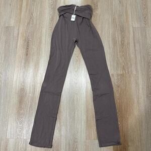 Khy asymmetrical foldover leggings brand